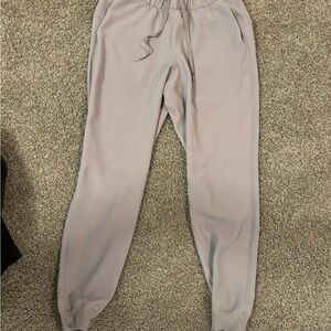 Lululemon Athletica purple/gray scuba joggers